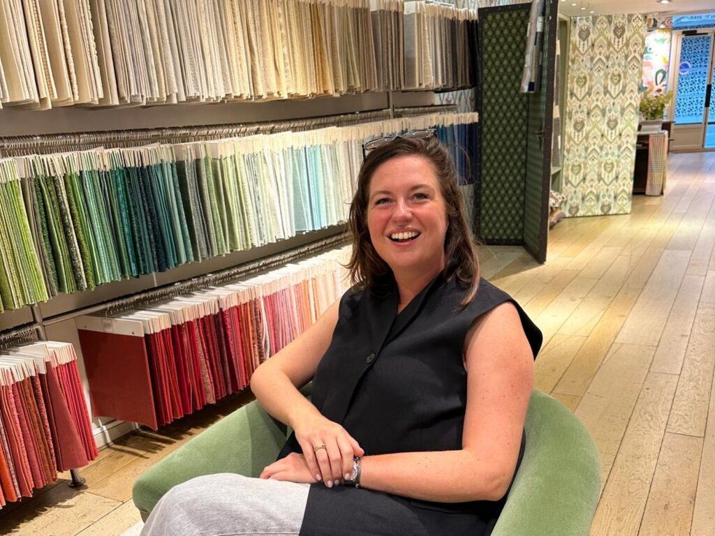 Sanne van Jutte Styling in de stoffencollectie voor een interieurontwerp